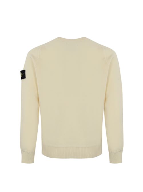 Maglia 5100036 Soft Organic Cotton Micro Stitch Ivory STONE ISLAND | 5100036S00B5V0093